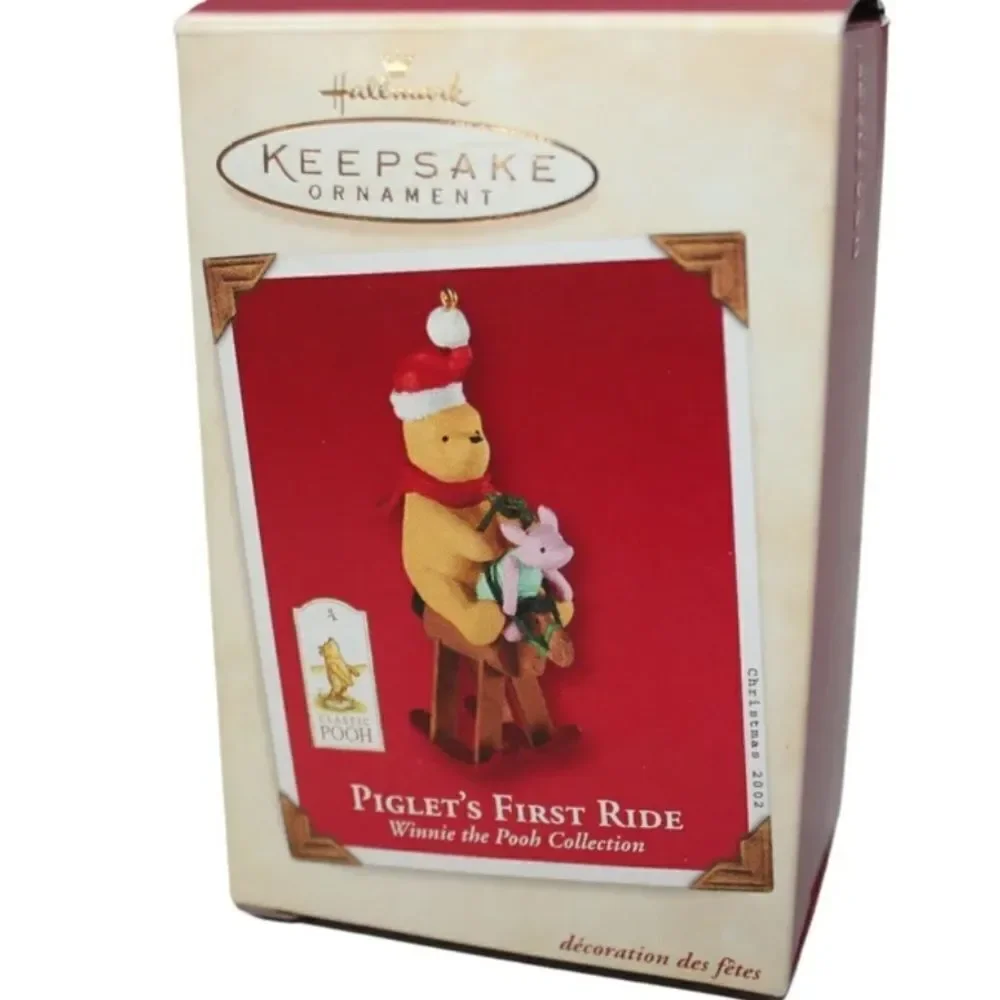 Hallmark Keepsake Ornament: 2002 Piglet’s First Ride!